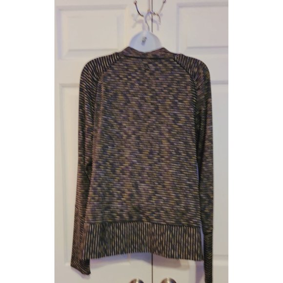 Prana Alicia Pullover Top Green/Black Size  XL - Picture 6 of 9